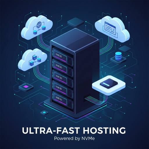 Infraestructura de servidor de hosting con tecnología NVMe